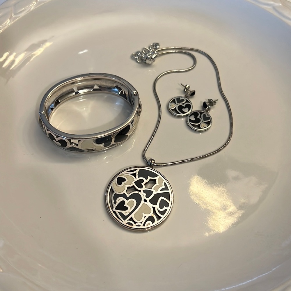 Brighton Love My Heart Jewelry Set - rare